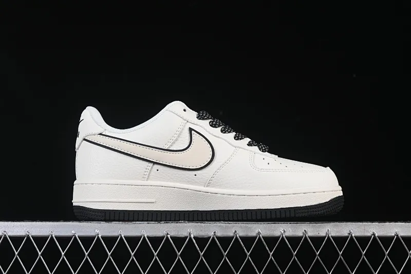 All categories Nk Air Force 1 Air Force series Nk Air Force 1 Low Air Force low-top Nike Air Force 1'07 Low Stusi co-branded beige black bottom Air Force 1 low-top casual sneakers CS5288-046